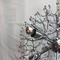 Chromed chandelier sputnik