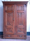 Antique neo-gothic style wardrobe