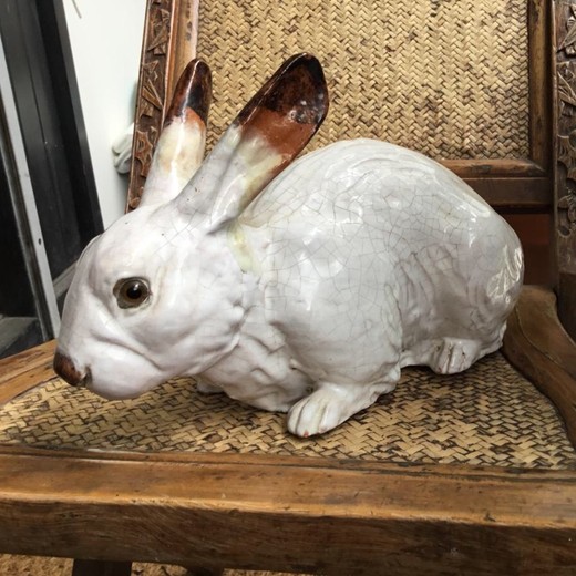 антикварная скульптура из керамики