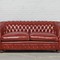 Antique leather sofa and 2 armchairs
