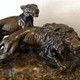 Antique sculpture "The Lion and the Lioness"