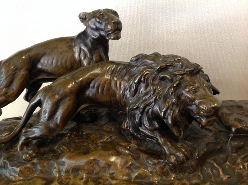 antique bronze sculpture