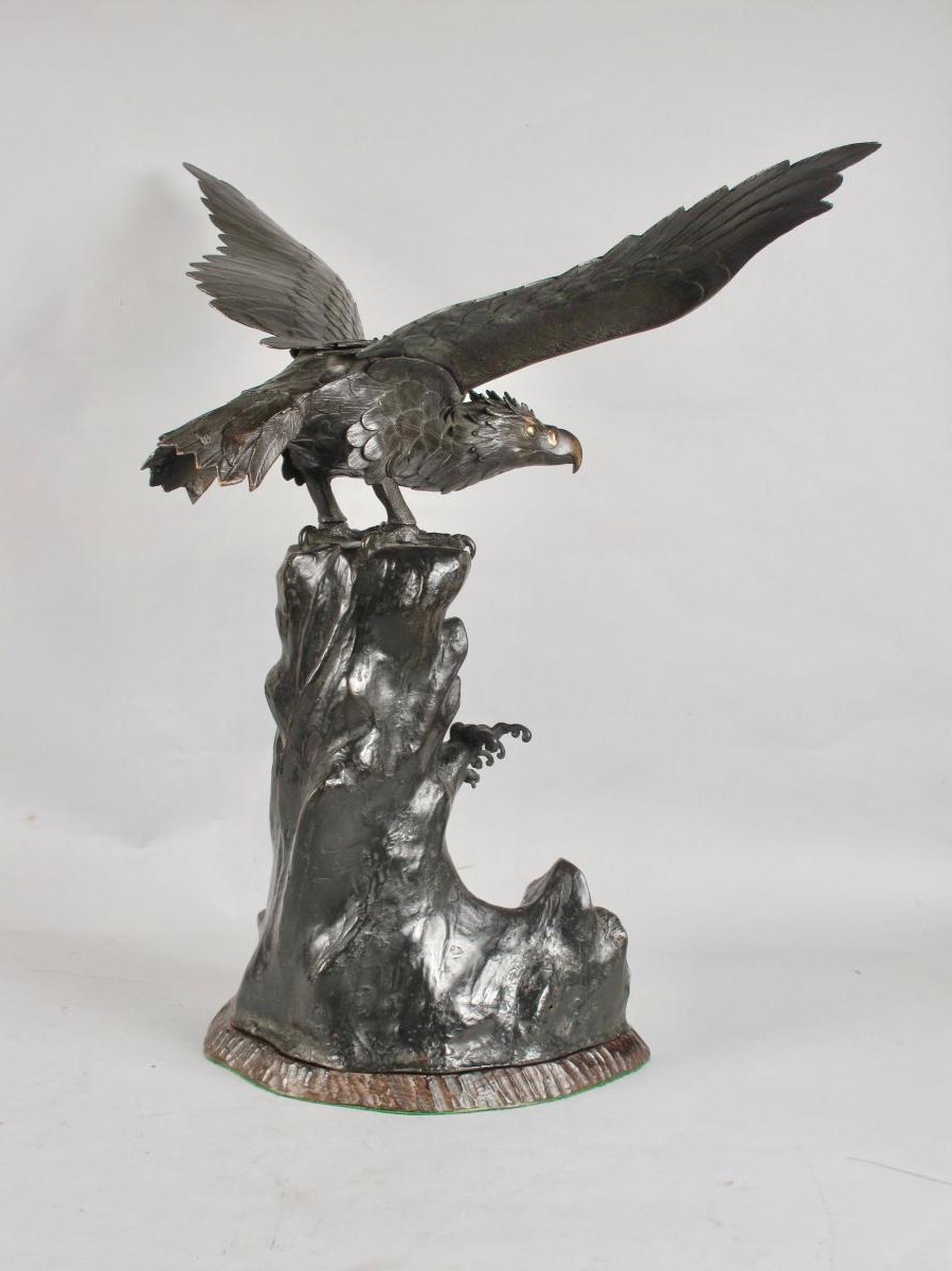 Large antique sculpture "Eagle"