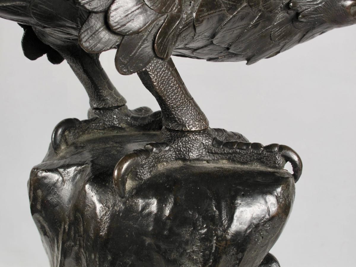 Large antique sculpture "Eagle"