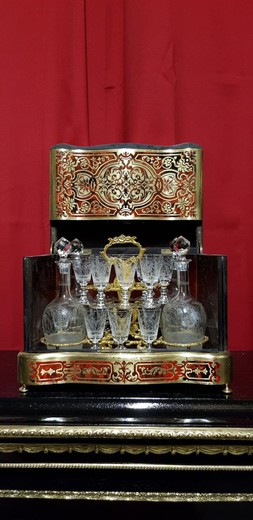 antique liquor set in the style of Napoleon III