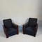 Paired armchairs in the Art Deco style