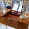 Dressing Table For Louis XVI In Marquetry, XIXth Time