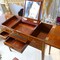 Dressing Table For Louis XVI In Marquetry, XIXth Time