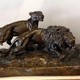 Antique sculpture "The Lion and the Lioness"