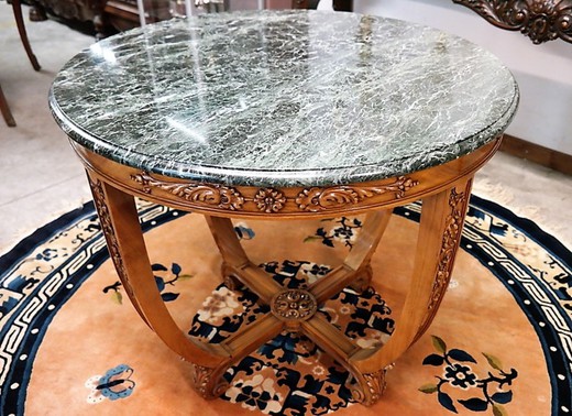 an antique table in the style of art nouveau