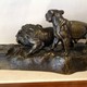 Antique sculpture "The Lion and the Lioness"