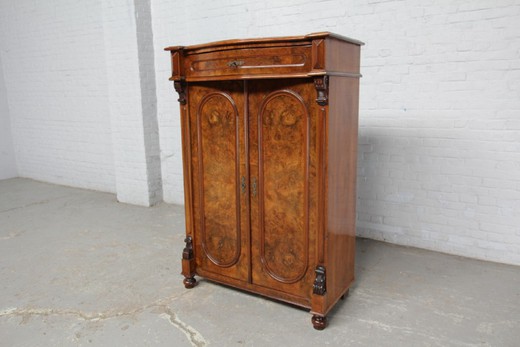 антикварный кабинет бидермайер, старинный кабинет в стиле бидермайер, антиквариат, старинная мебель, антикварная мебель