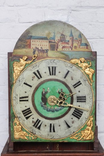 старинные голландские часы, антикварные голландские часы, антикварные часы голландия, старинные часы голландия
