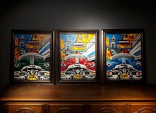 Triptych «Cuban auto»
