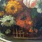 Антикварная картина натюрморт «Корзинка цветов»