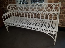 Antique garden bench