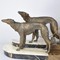 Antique sculpture "Lady with two greyhounds"