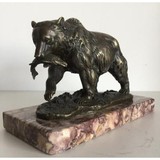 Antique sculpture "Bear"