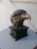 Antique sculpture "Eagle head"