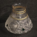 Antique French crystal vase