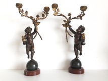 Antique candlesticks