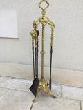 Antique fireplace set