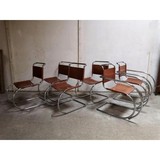 Set of 6 chairs by Mies van der Rohe