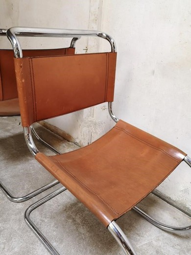 Set of 6 chairs by Mies van der Rohe