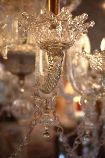 Rare Murano Glass Chandelier