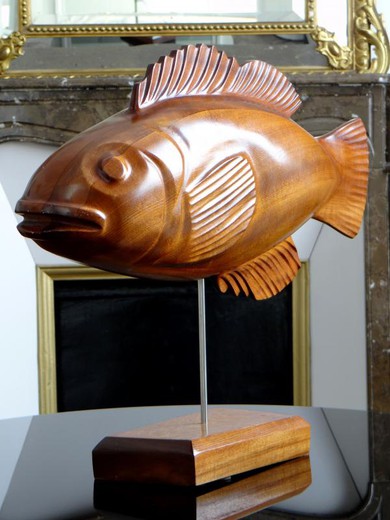Vintage sculpture "Fish"