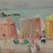 Antique painting "Marazion Beach"