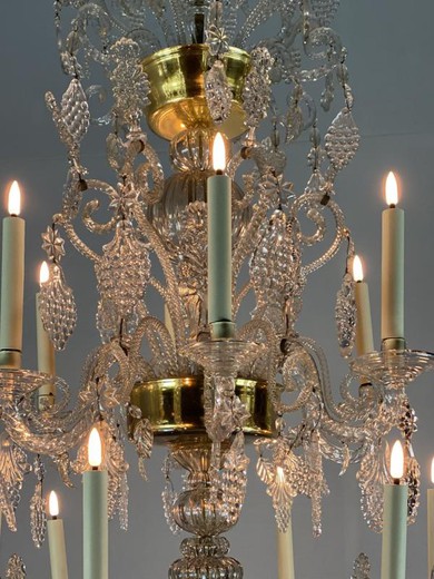 Antique chandelier in the style of Louis XV