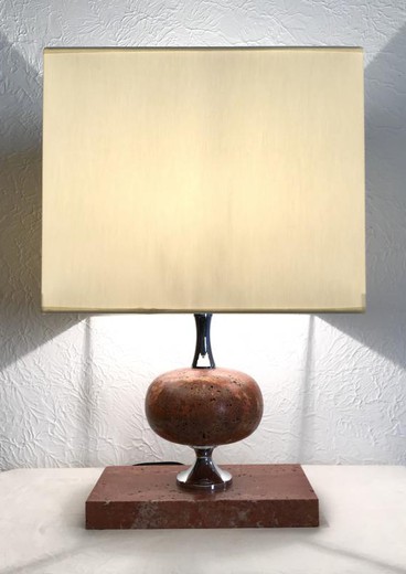 Антикварная настольная лампа Филипп Барбье
