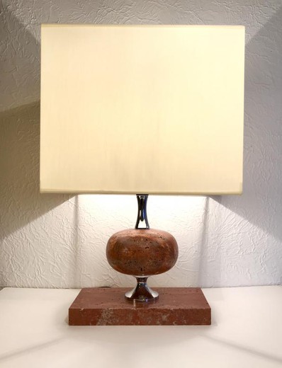 Антикварная настольная лампа Филипп Барбье