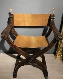 Antique curule chair