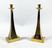 Antique art nouveau candlesticks