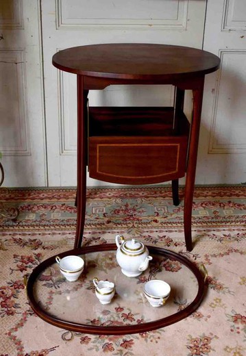 Antique English tea table