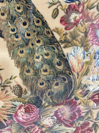 Antique tapestry "Peacock"