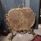 Antique fireplace screen