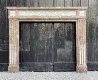 Antique fireplace portal