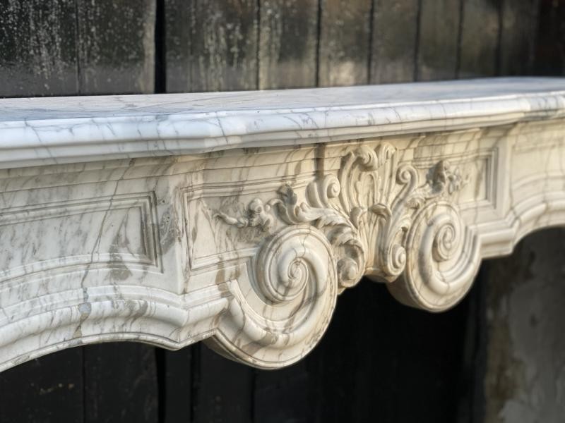 Antique fireplace portal