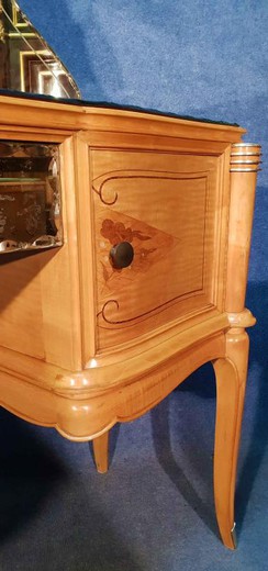 Antique vanity table and 2 bedside tables