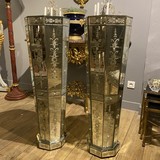 Vintage paired pedestals