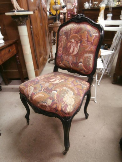 антикварные стулья в стиле людовик 15 из дерева