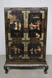 Antique chest of drawers in oriental style