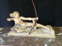 Antique sculpture "The Queen of the Amazons."