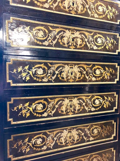antique cabinet in the style of Napoleon III