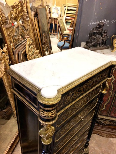 antique furniture in Napoleon III style