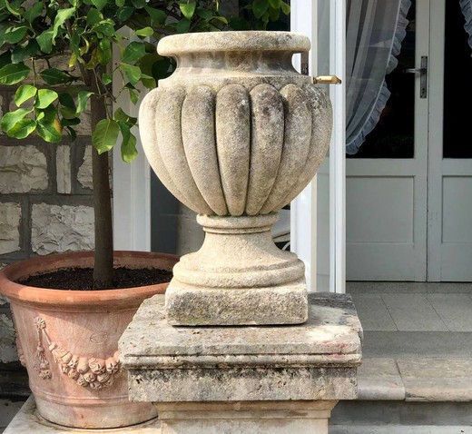 Pair of decorative garden Vases