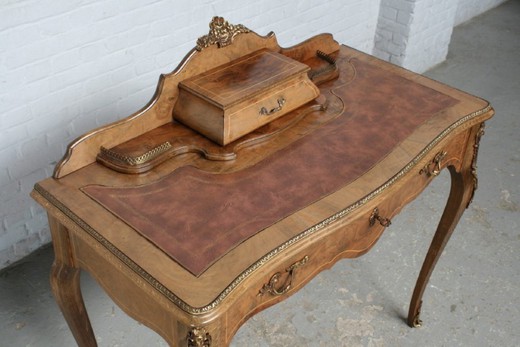 Antique bureau with chair louis XV
